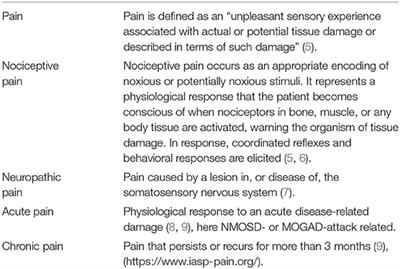 Pain in NMOSD and MOGAD: A Systematic Literature Review of Pathophysiology, Symptoms, and Current Treatment Strategies